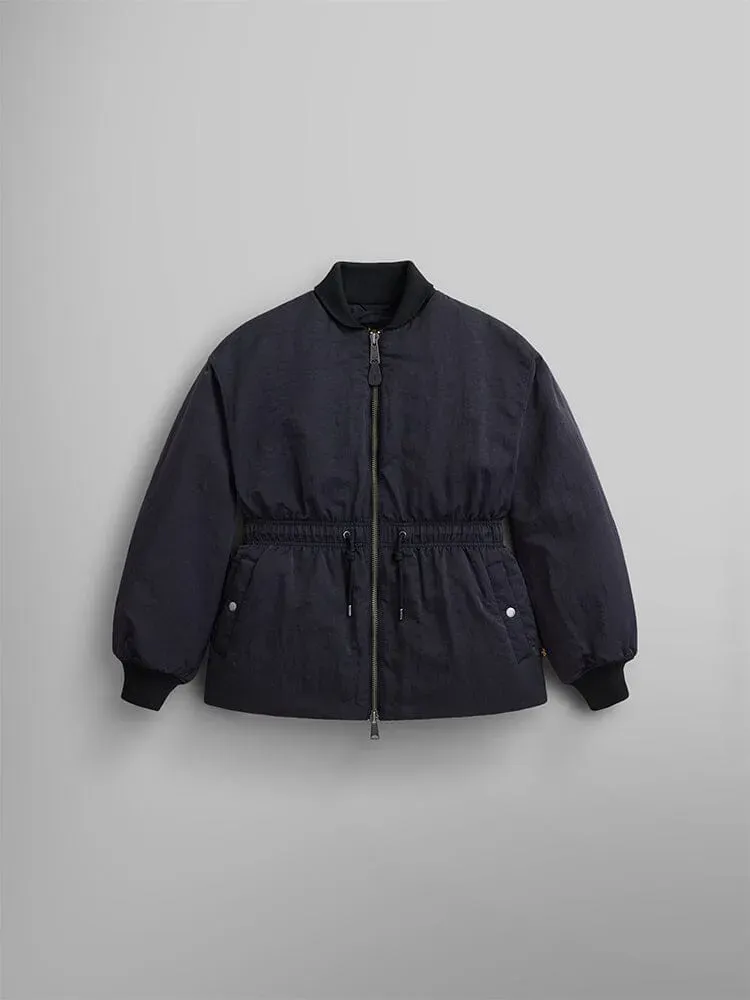 Alpha Industries Cinched Waist blouson femme matelassé noir