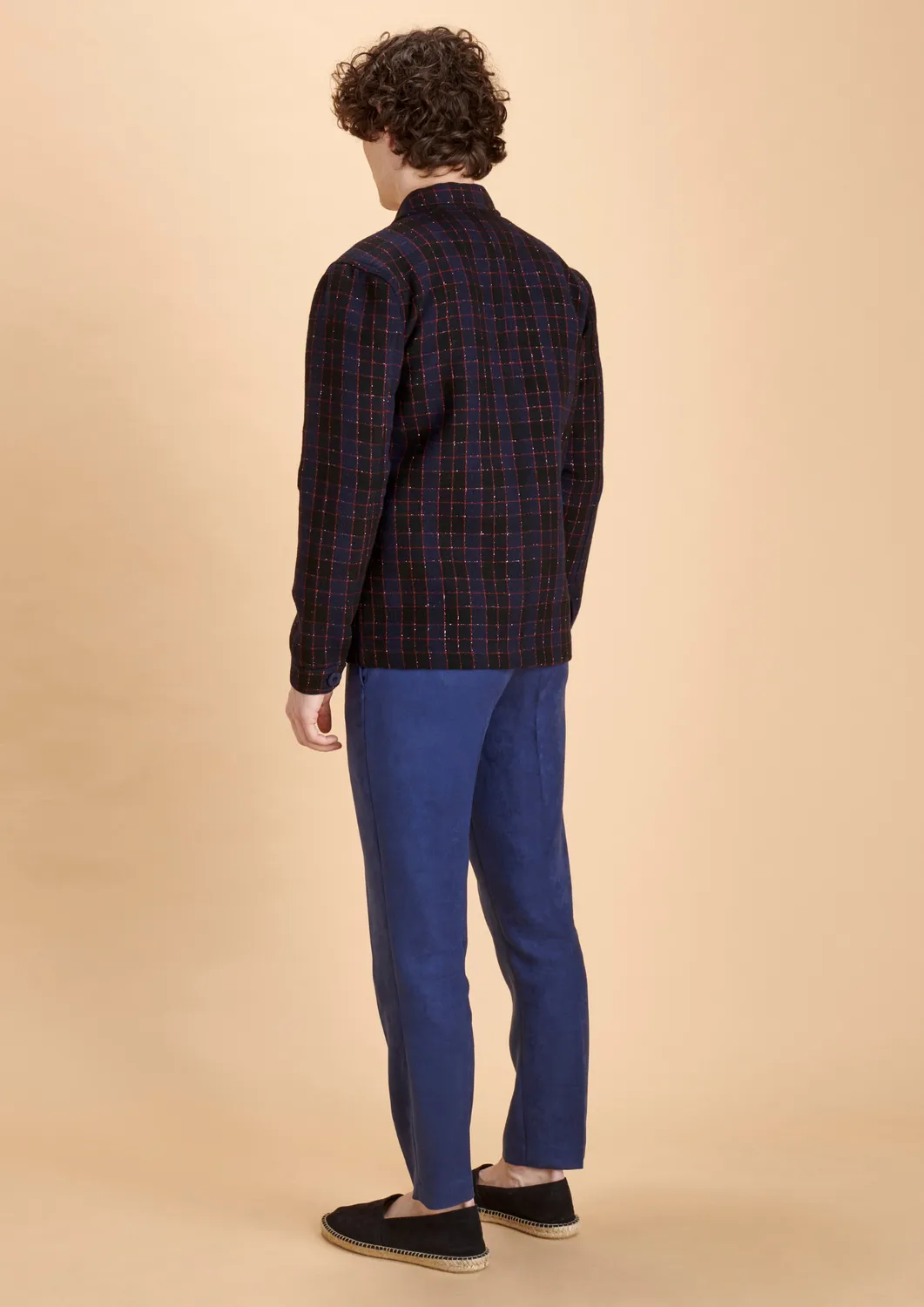 Soubacq Le Bleu Nocturne veste de travail gabardine