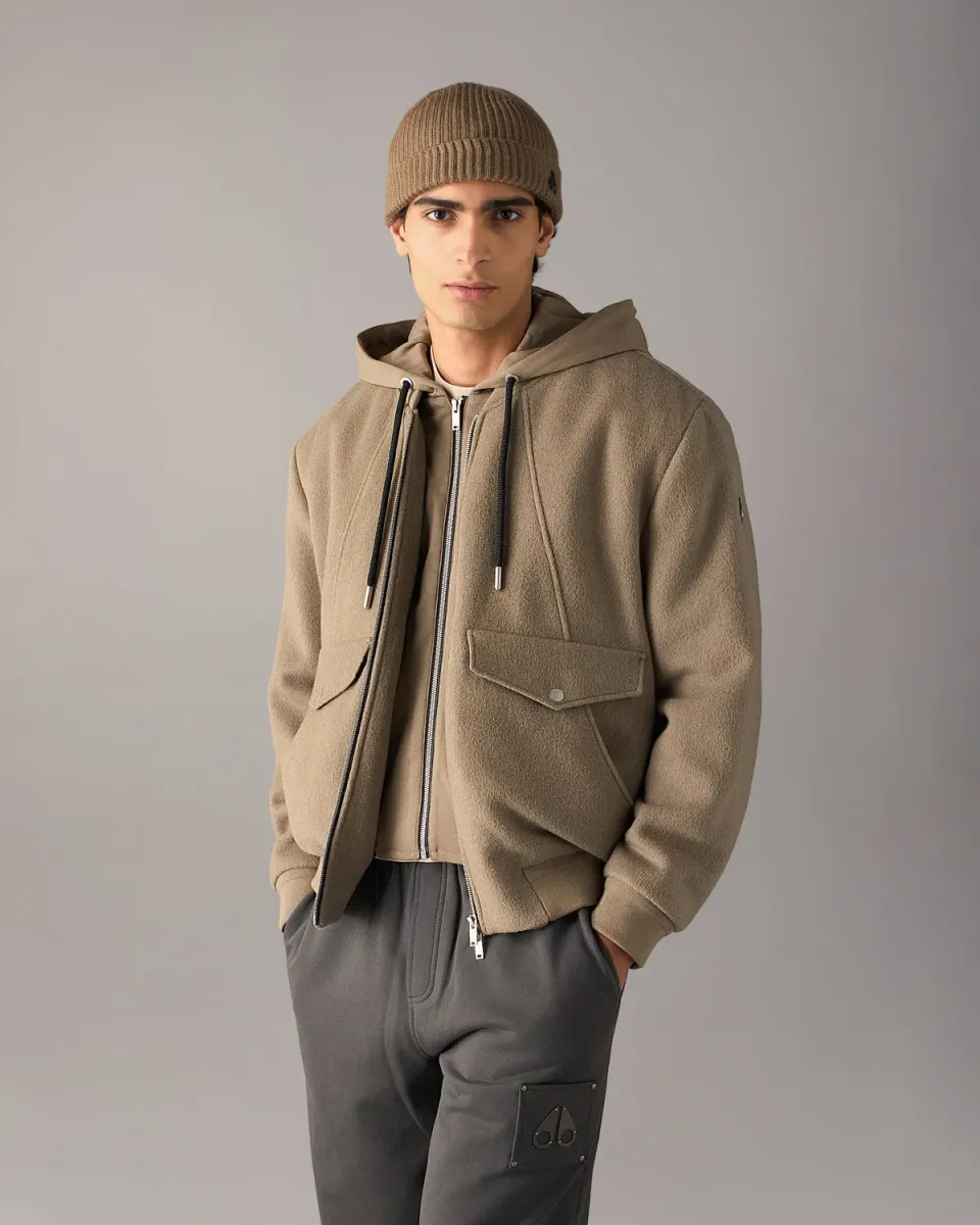 Moose Knuckles Elington bomber mi-saison noir utilitaire