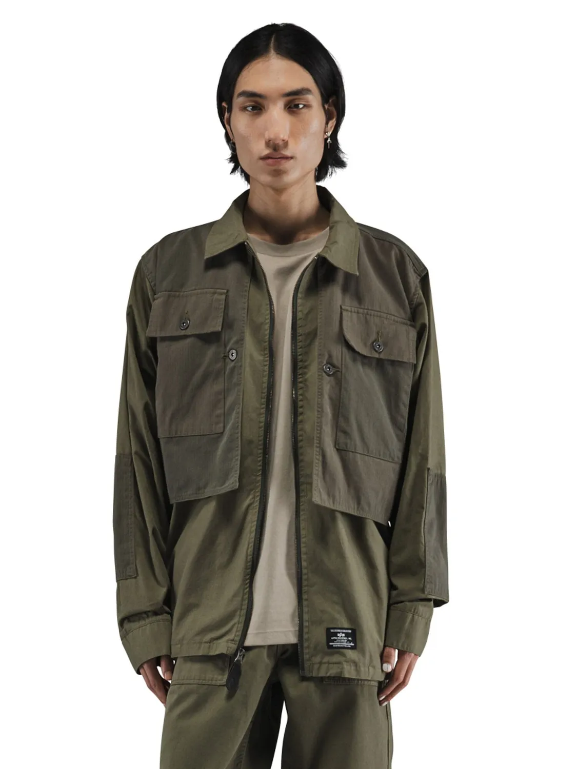 Alpha Industries P-44 Surchemise OG-107 Green coton léger