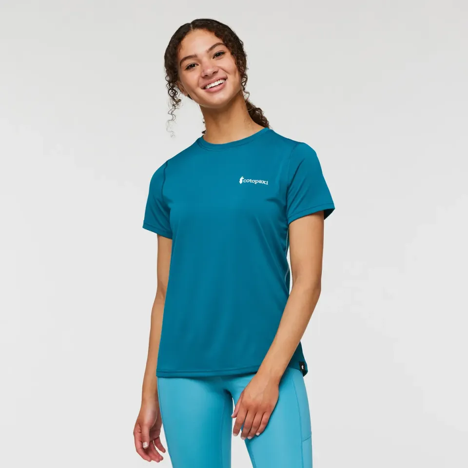 Cotopaxi Fino Tech Tee t-shirt femme Gulf séchage rapide