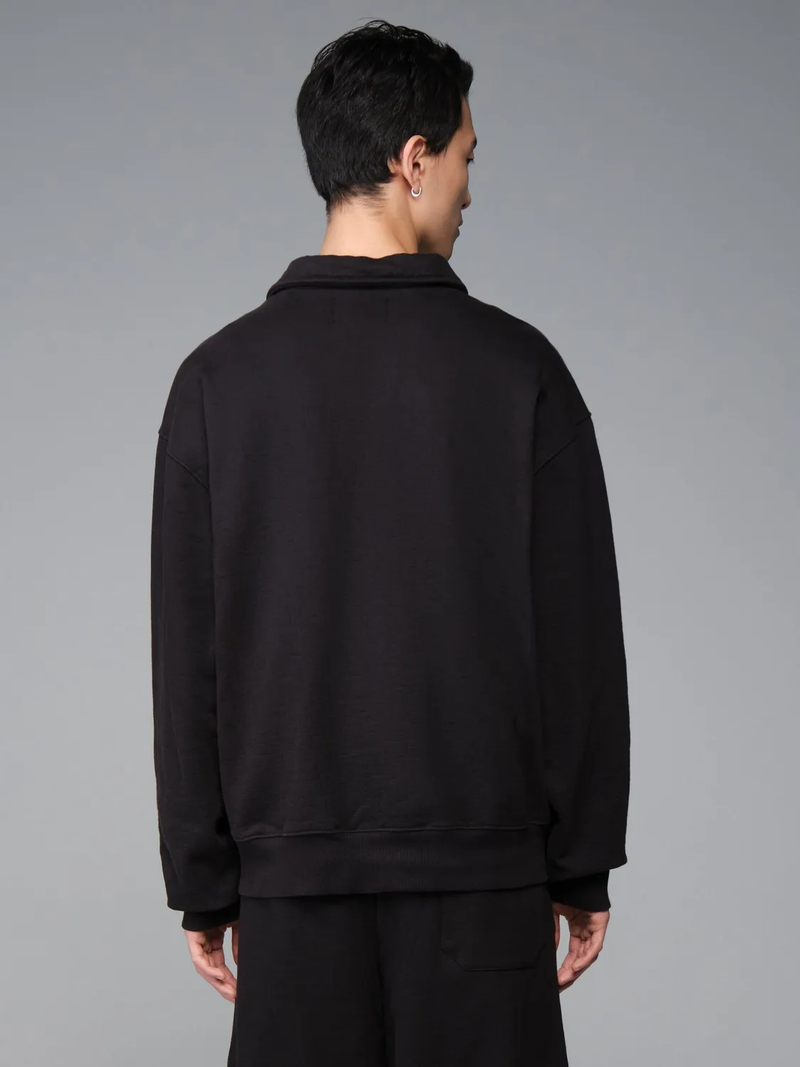 Alpha Industries Essential sweat quarter zip noir coton