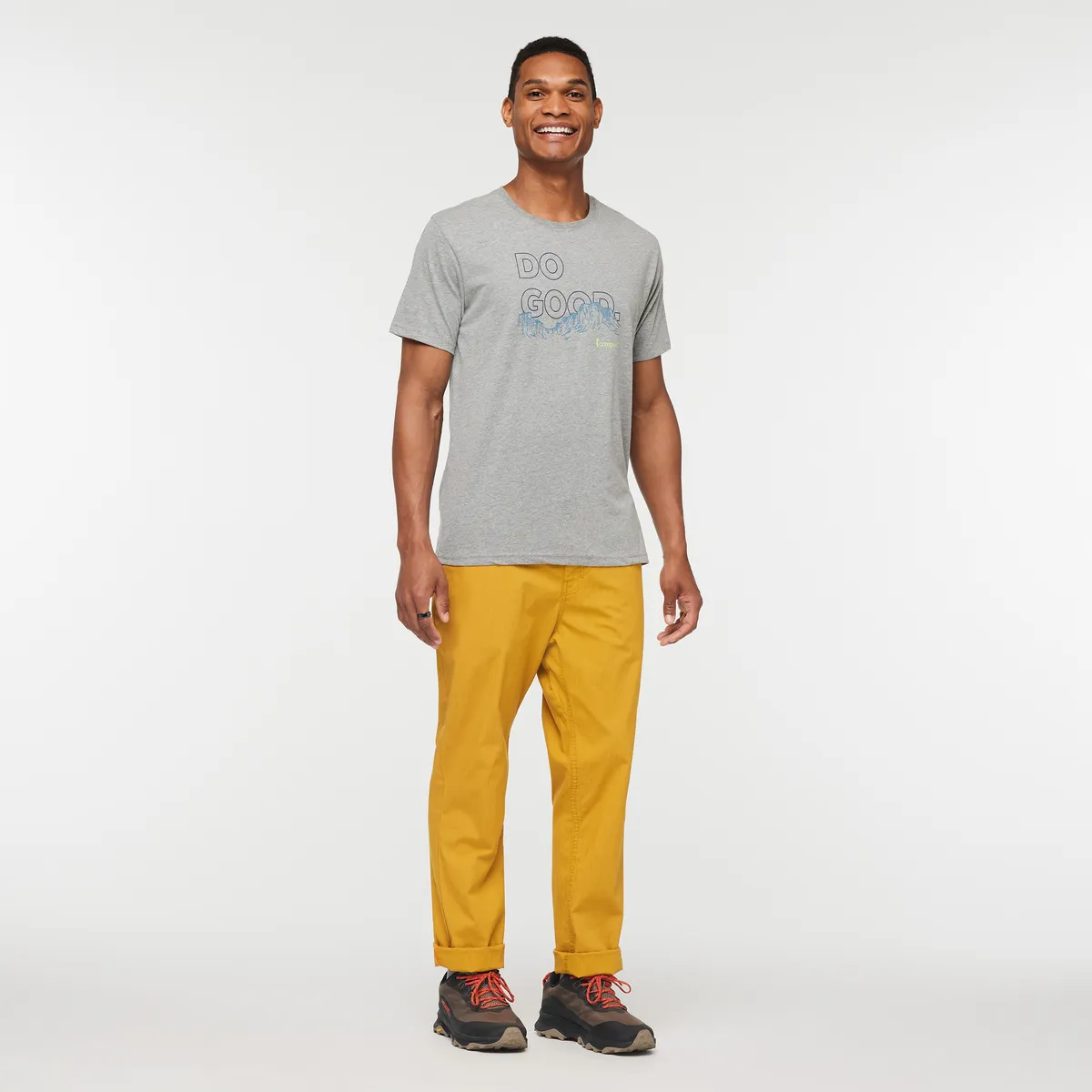 Cotopaxi Rising Do Good t-shirt homme Heather Grey coton