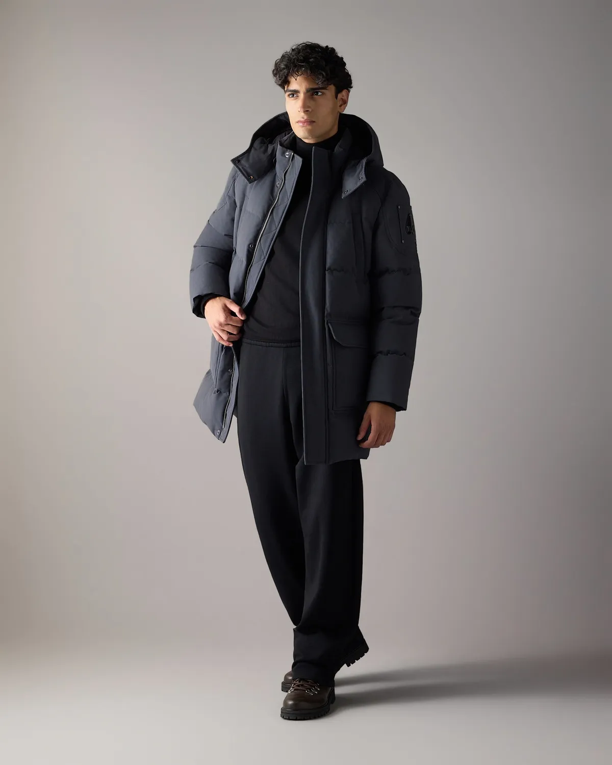 Moose Knuckles Banff Down parka cement
