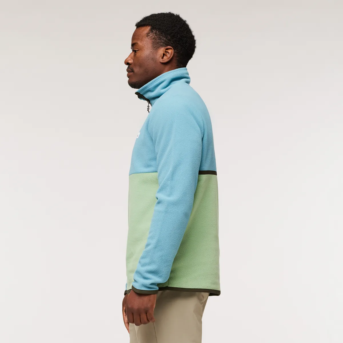 Cotopaxi Amado pull polaire homme Graphite demi-zip recyclé