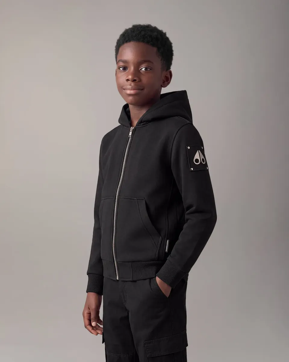 Moose Knuckles Classic Bunny sweat noir enfant