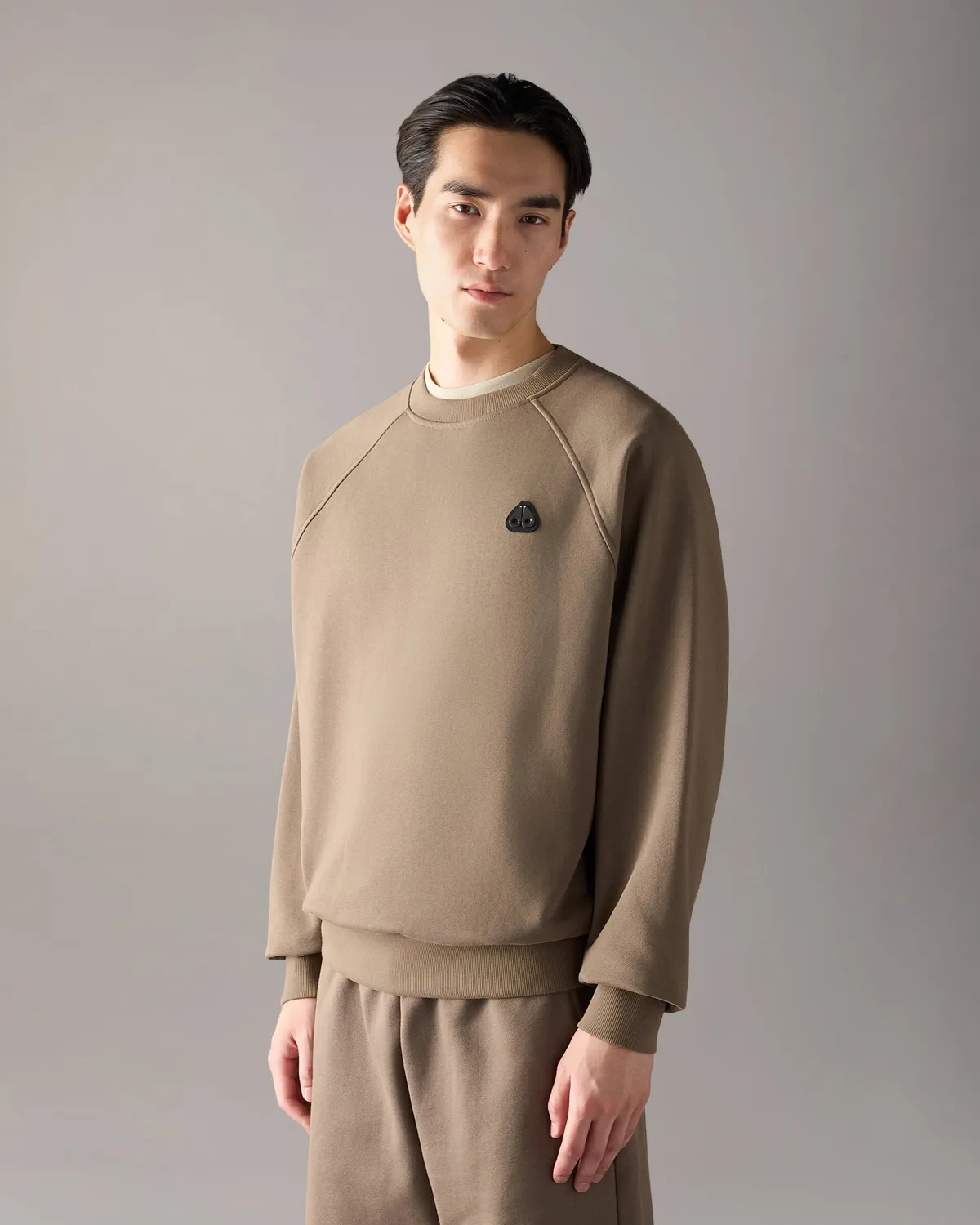 Moose Knuckles Yul sweat col rond ashen