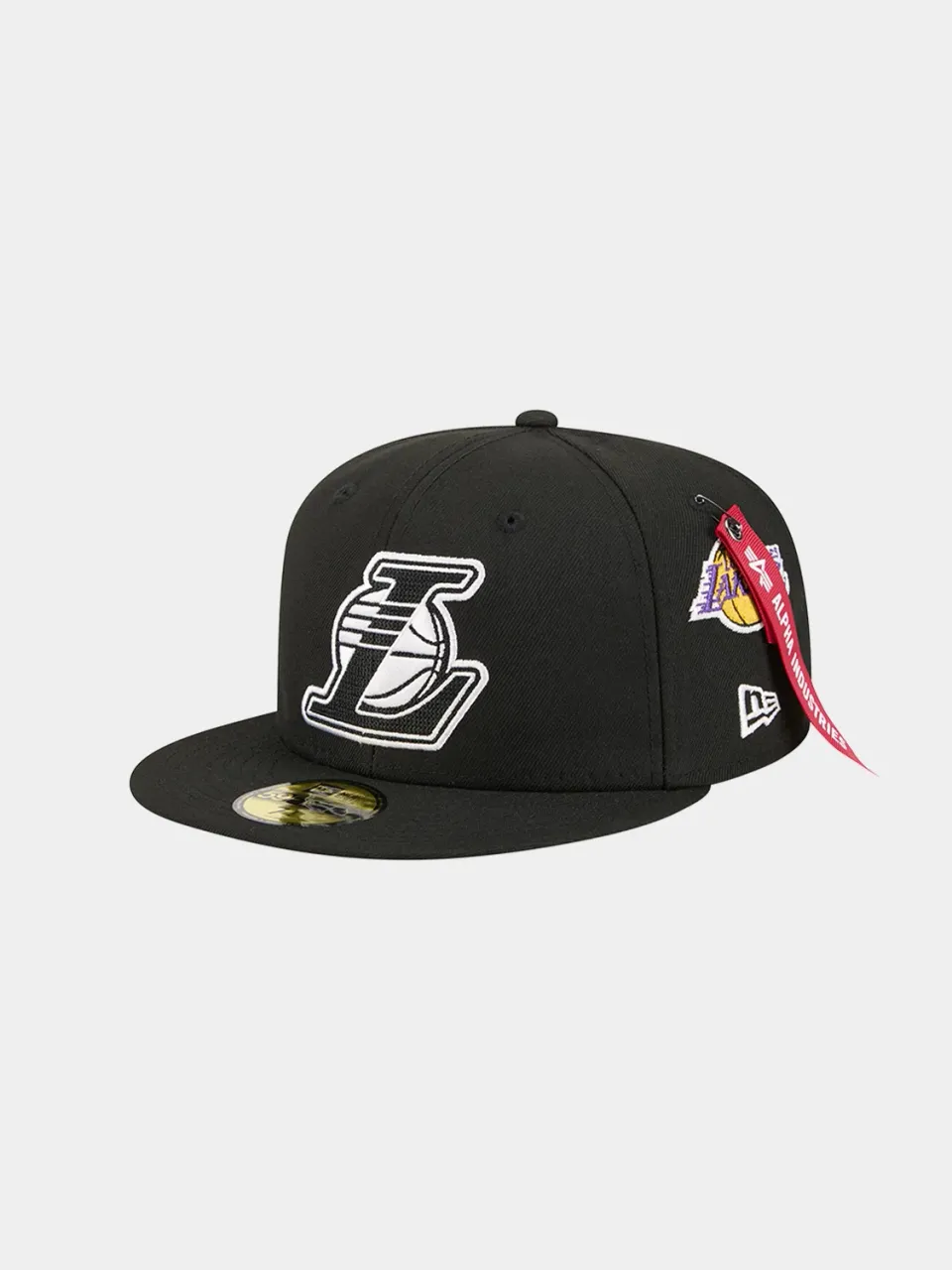 Alpha Industries Lakers 59FIFTY casquette fitted noire