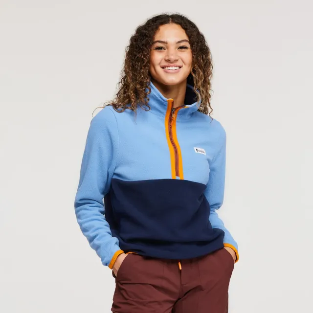 Cotopaxi Amado pullover polaire femme Sea Glass/Kelp recyclé