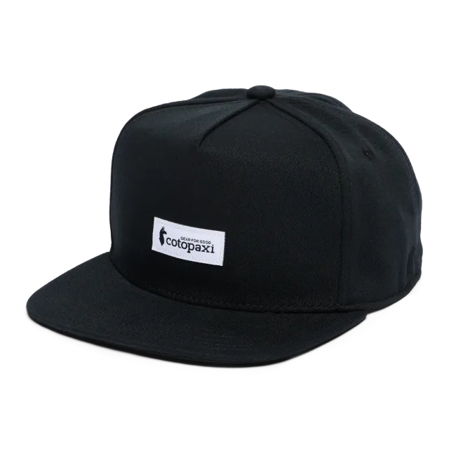 Cotopaxi Flat Brim casquette noire visiere plate