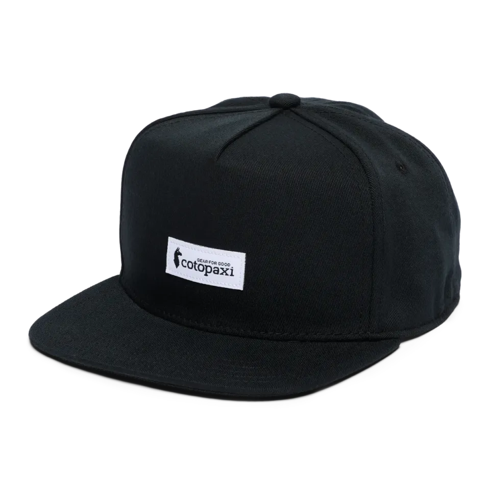 Cotopaxi Flat Brim casquette noire visiere plate