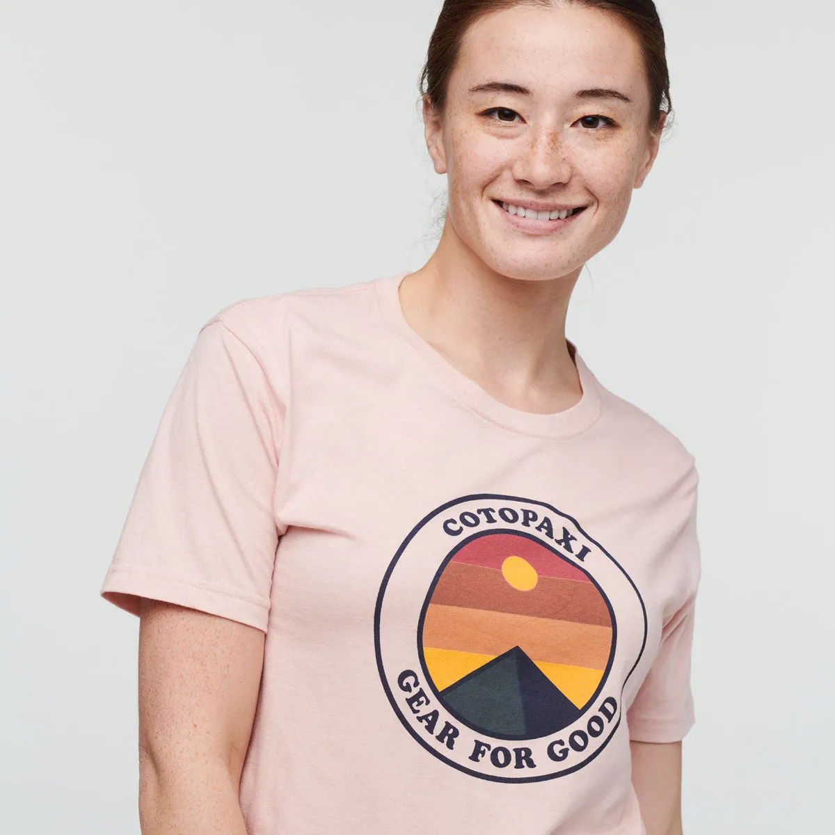 Cotopaxi Sunny Side t-shirt femme Spice coton bio