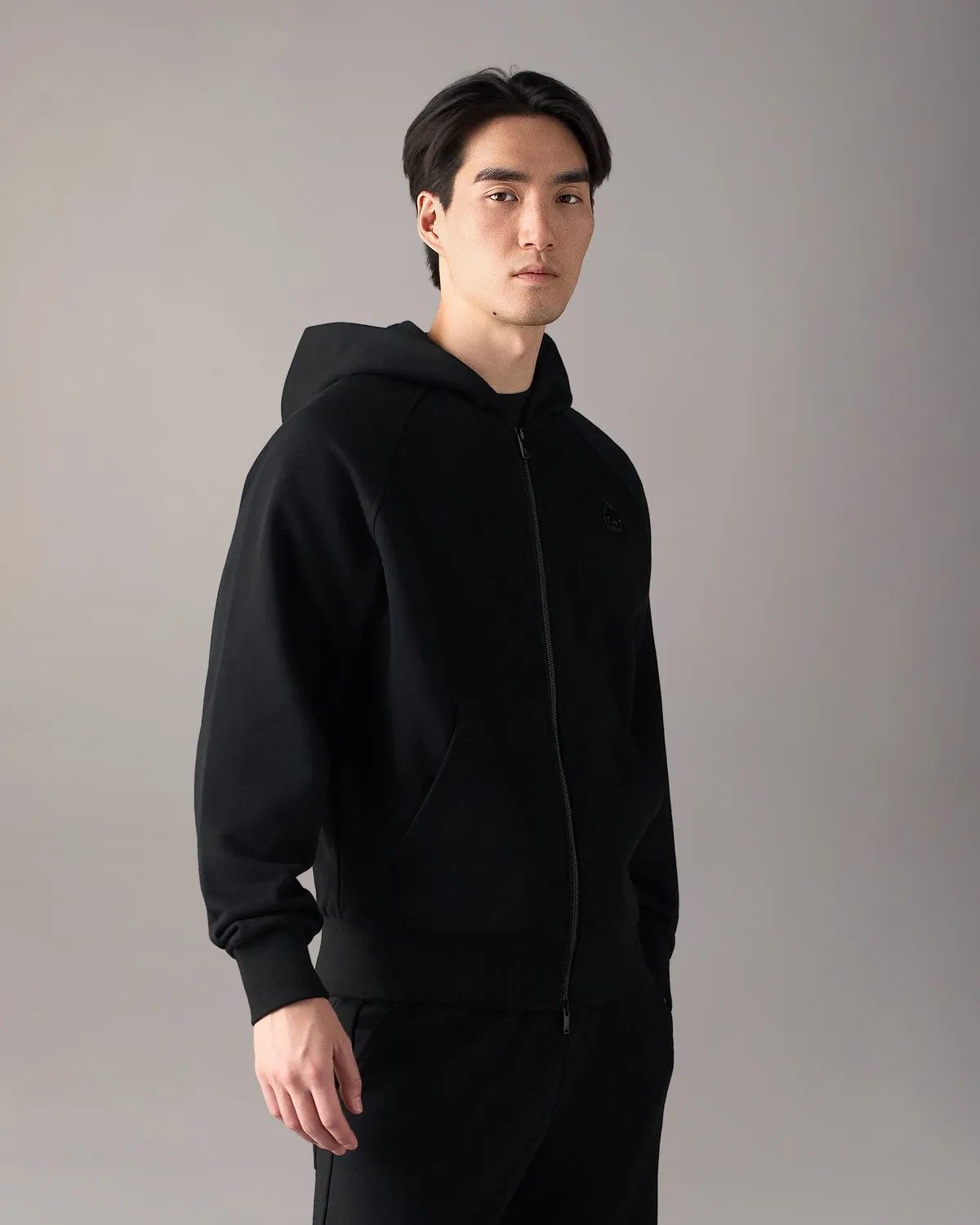 Moose Knuckles Yul Zip-Up Hoodie sweat zippé détente