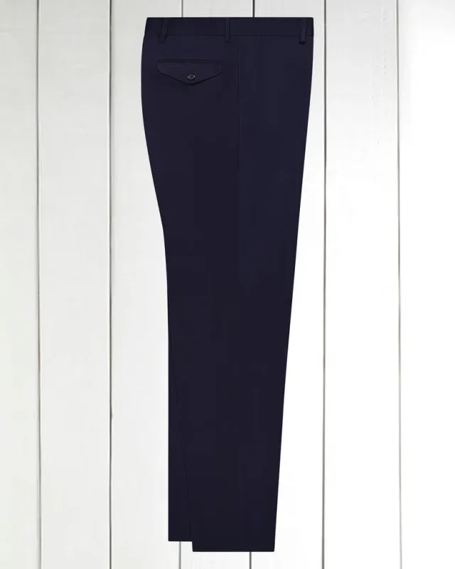 Hollington Jules pantalon large denim japonais bleu nuit