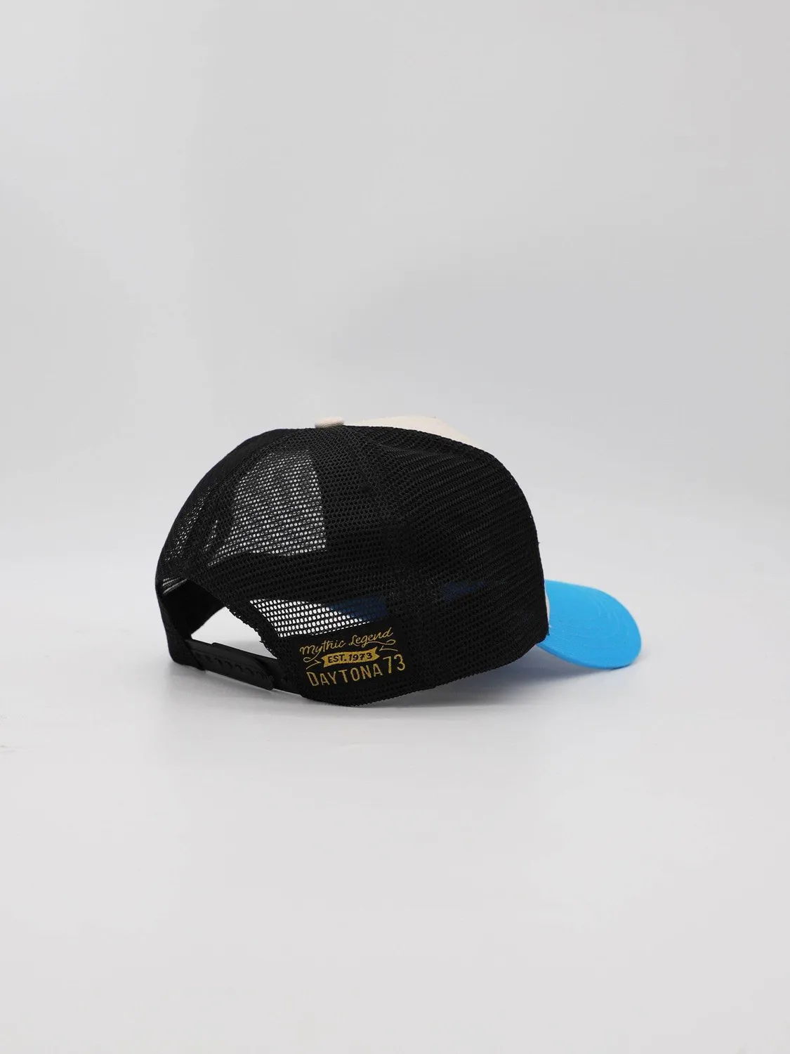 Daytona Cal Twill casquette trucker bleu beige noir