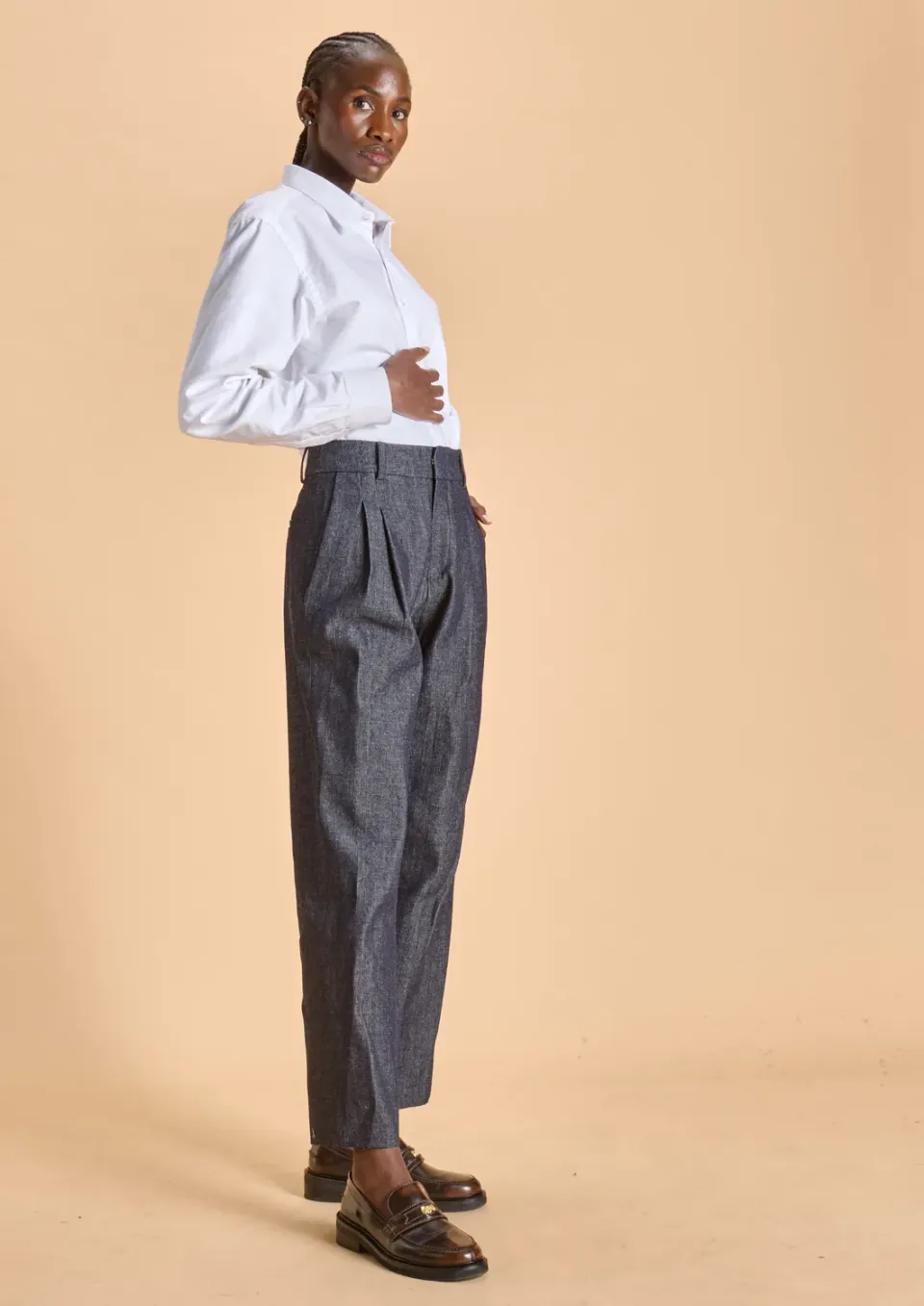 Soubacq Kyoto pantalon jean femme indigo