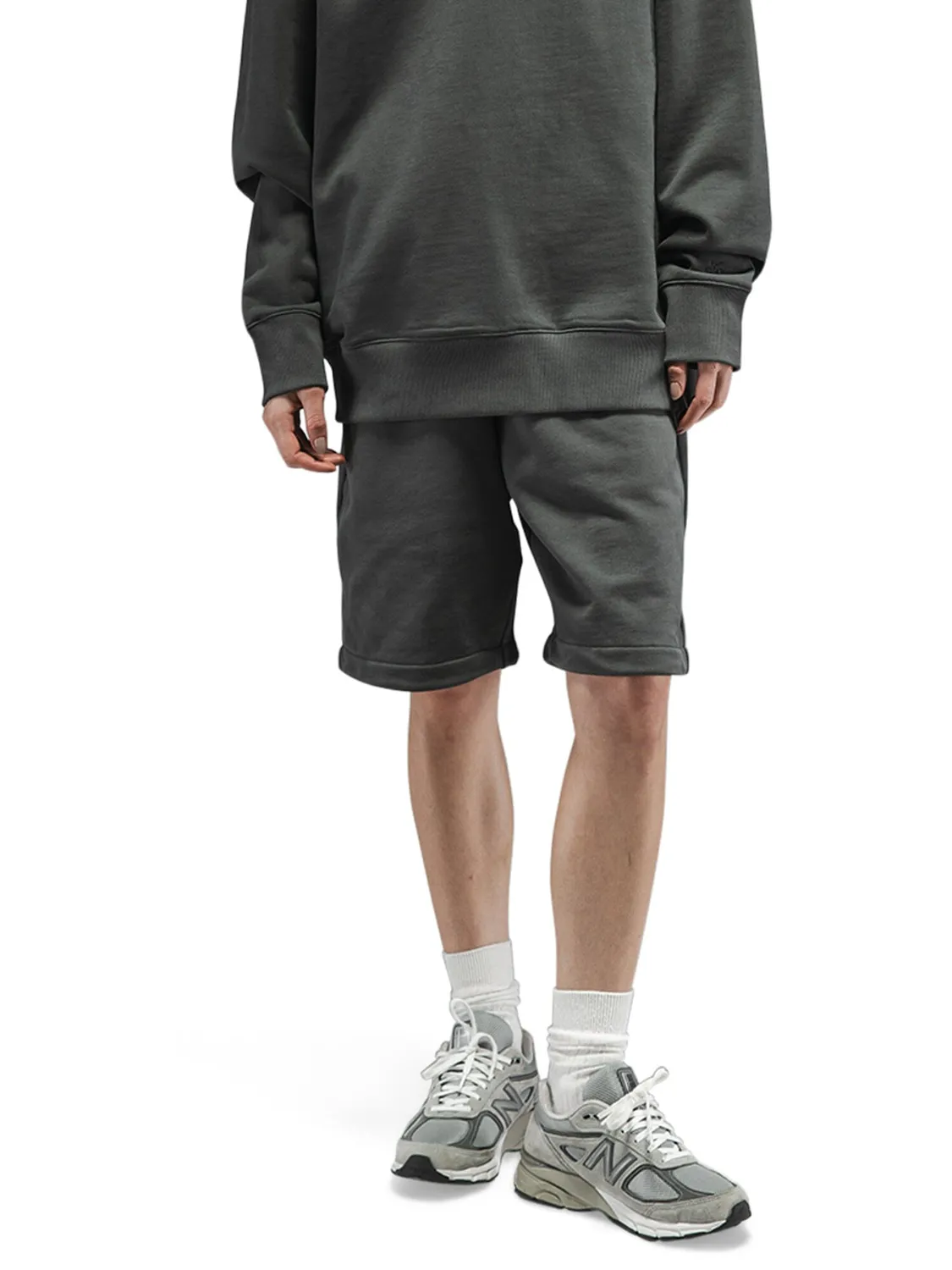Alpha Industries Essential short molleton charcoal