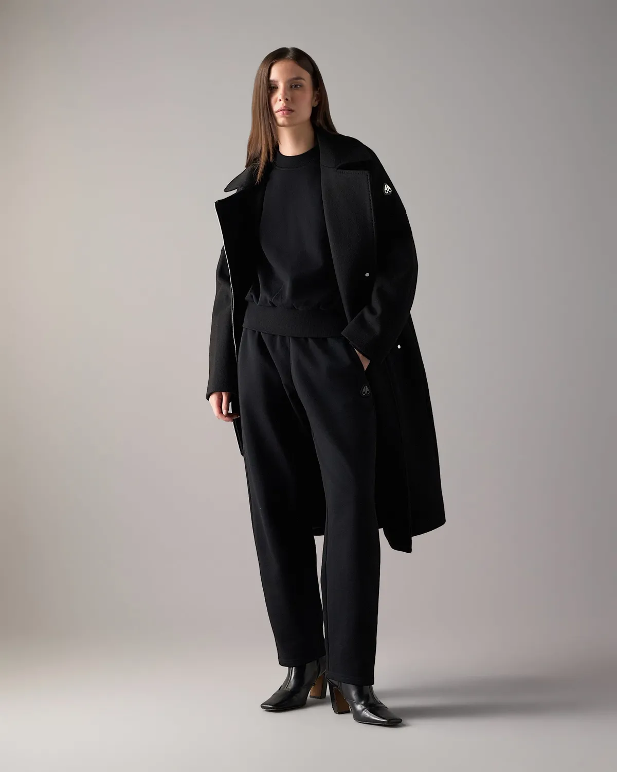 Moose Knuckles Grid 3-en-1 parka laine noire modulable