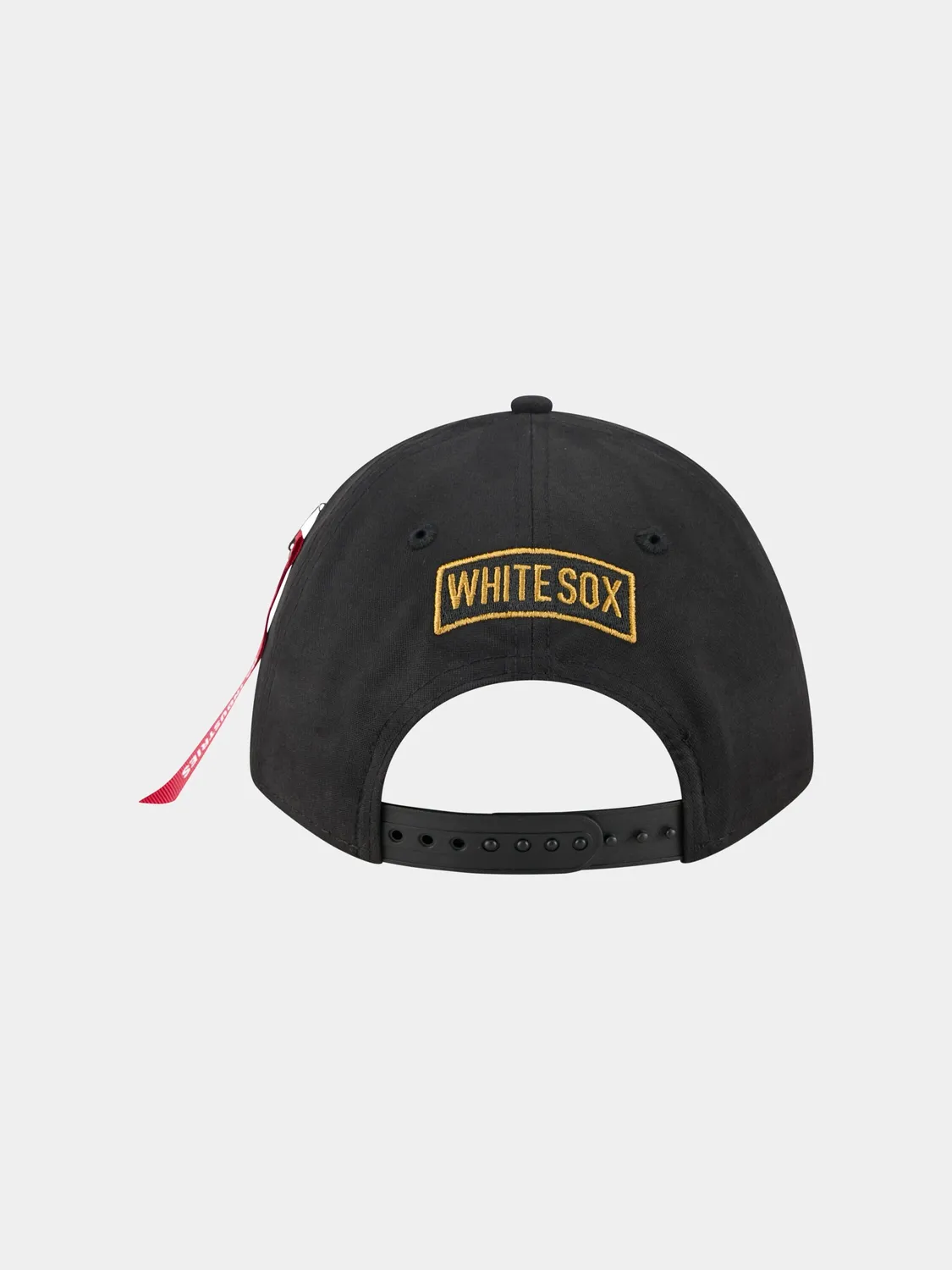 Alpha Industries White Sox casquette noire brodée