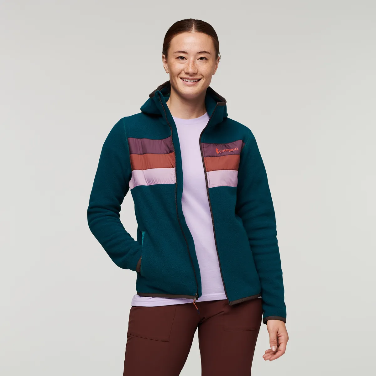 Cotopaxi Teca Fleece Hooded Full-Zip polaire femme Dragons Exist