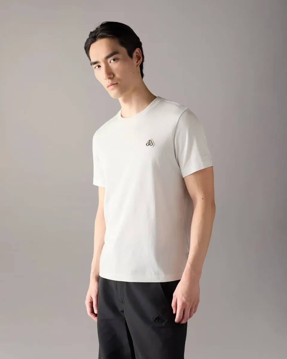 Moose Knuckles Crescent t-shirt blanc coton