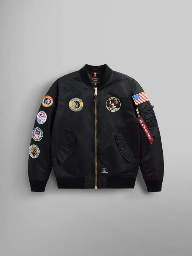 Alpha Industries L-2B Apollo bomber noir nylon patches NASA