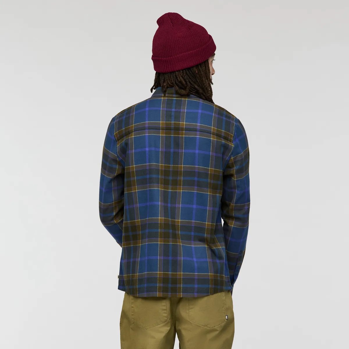 Cotopaxi Quedo Flannel chemise homme Sienna Plaid coton bio