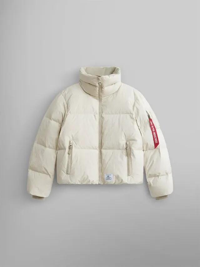 Alpha Industries Sierra Short doudoune femme Limestone duvet