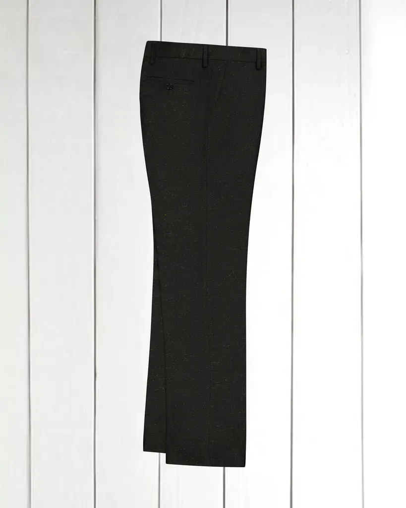 Hollington Siza pantalon tweed Donegal Brocéliande ajusté