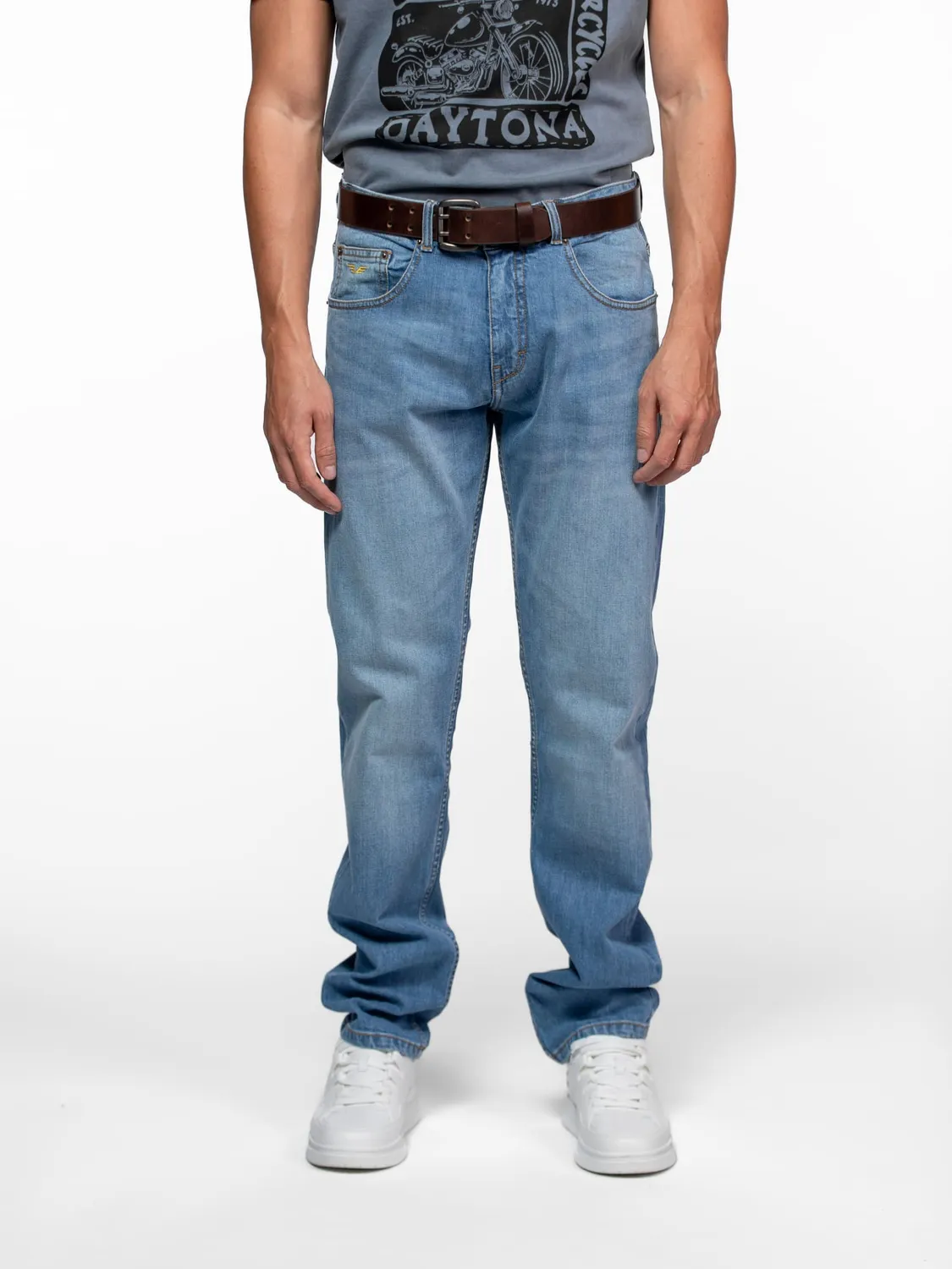 Daytona Hachidaka jean slim mid wash taille mi-haute