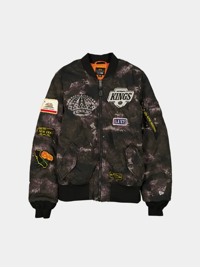 Alpha Industries Kings New Era MA-1 bomber noir camo