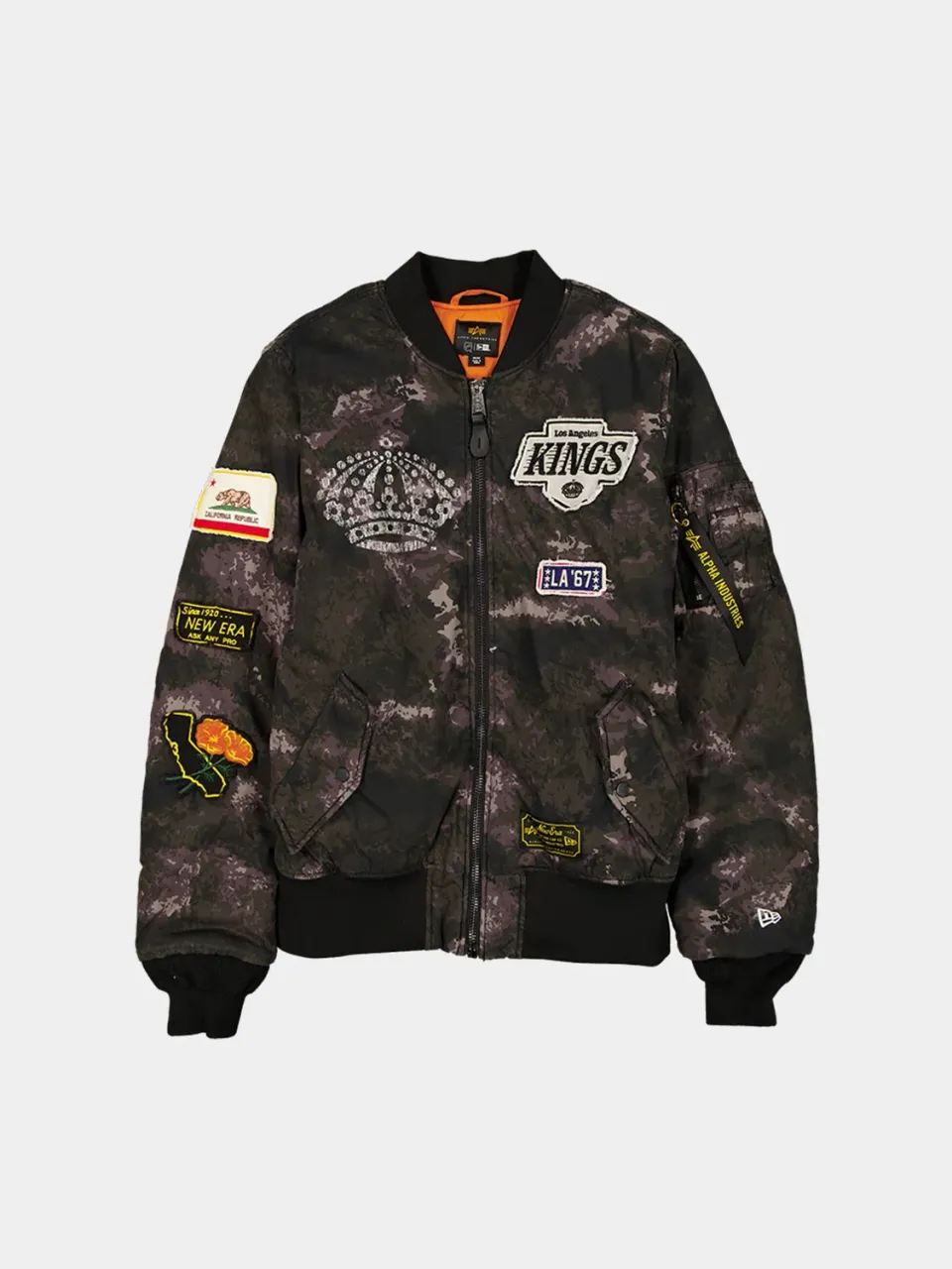 Alpha Industries Kings New Era MA-1 bomber noir camo
