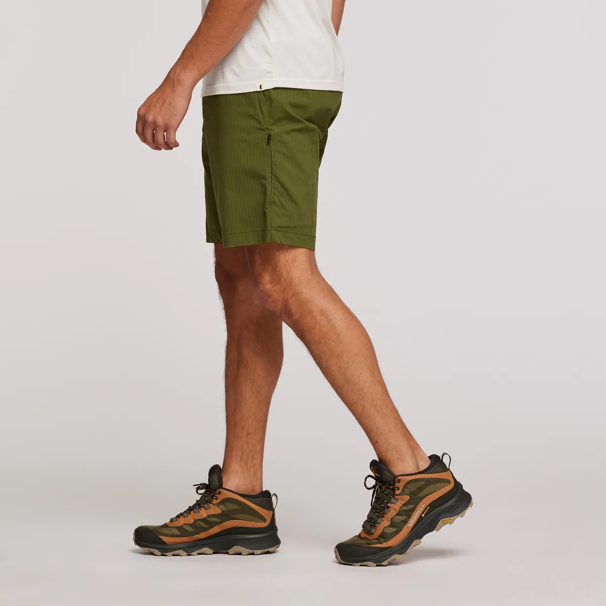 Cotopaxi Salto short homme ripstop coton bio zip voyage