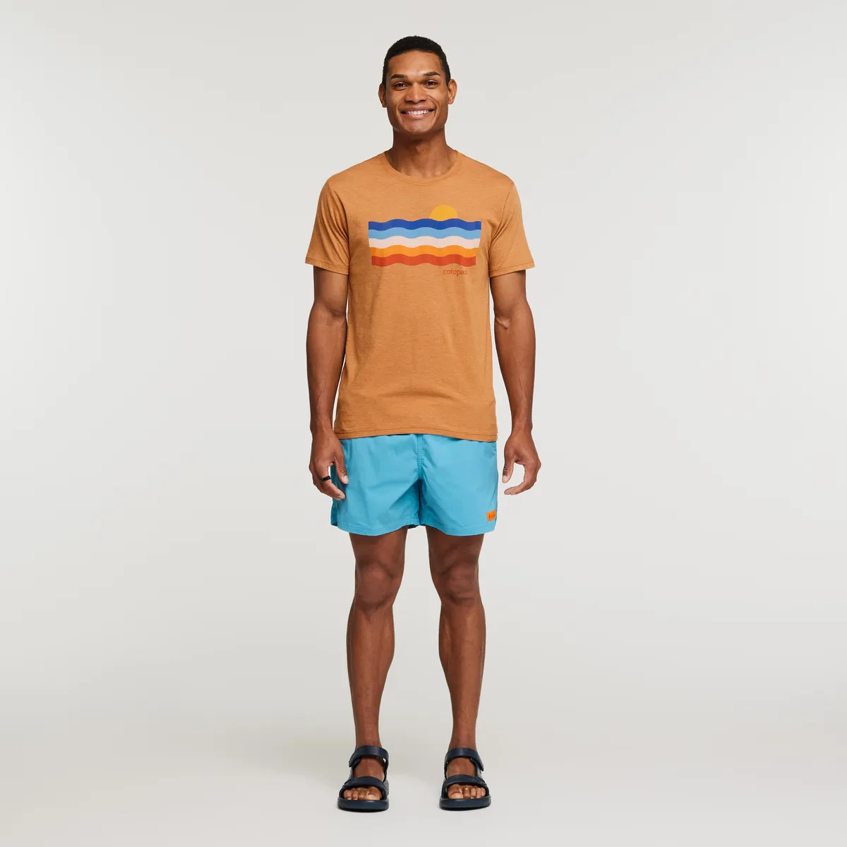 Cotopaxi Disco Wave t-shirt homme Saddle coton