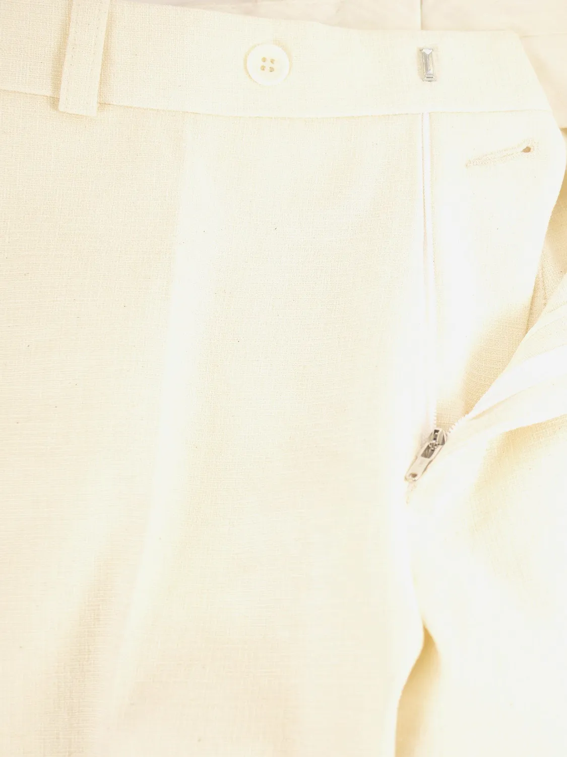 Hollington Siza pantalon ivoire lin extensible