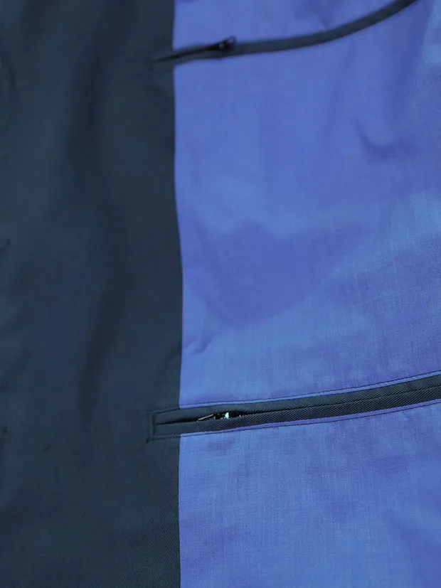 Hollington Tyrol veste coton stretch bleu marine ajustée