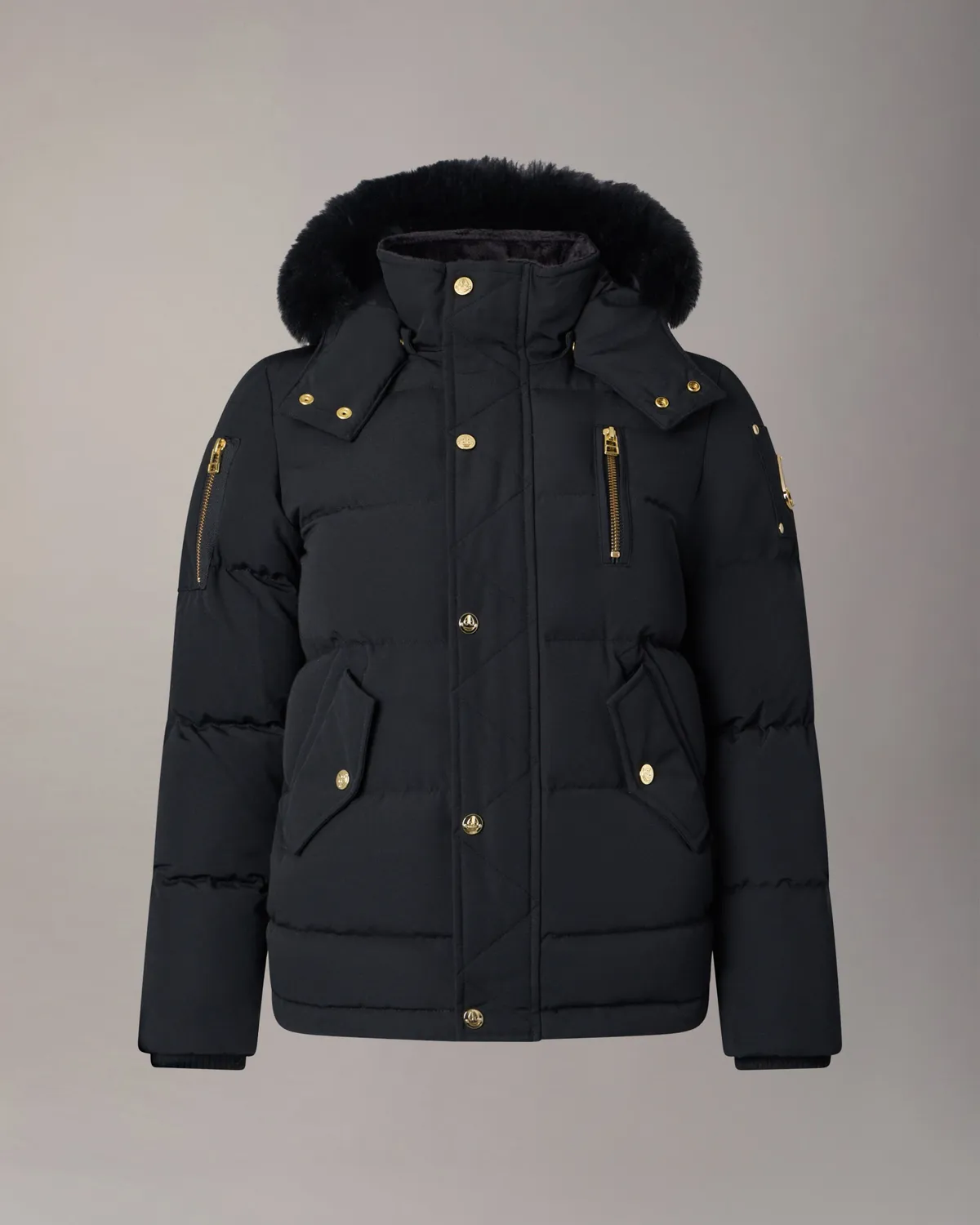Moose Knuckles Gold Original 3Q doudoune enfant noire