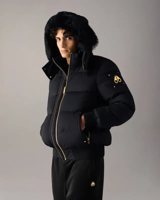 Moose Knuckles Gold Series Stagg bomber noir duvet