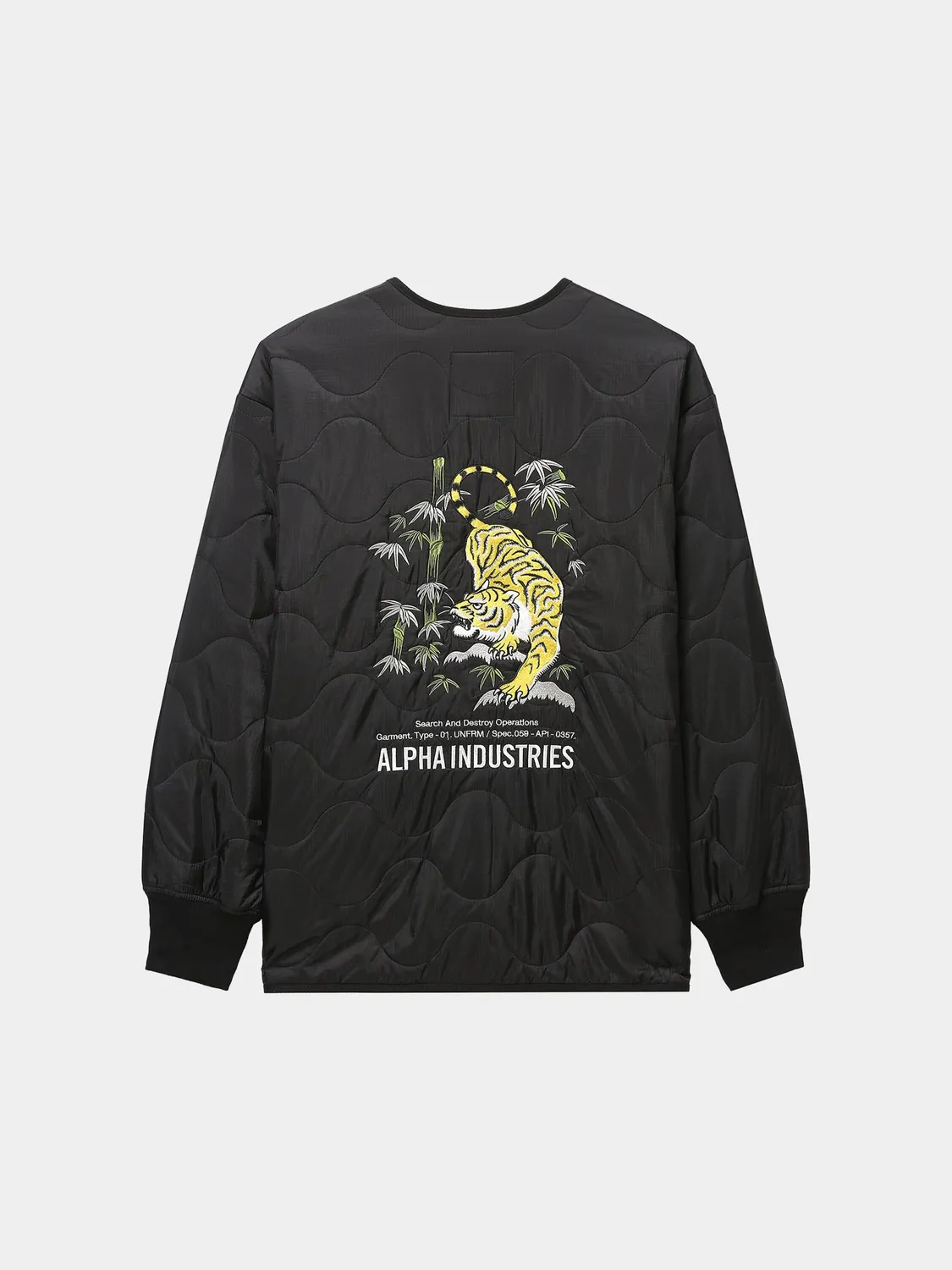 Alpha Industries UNFRM Tiger Liner veste noir matelasse