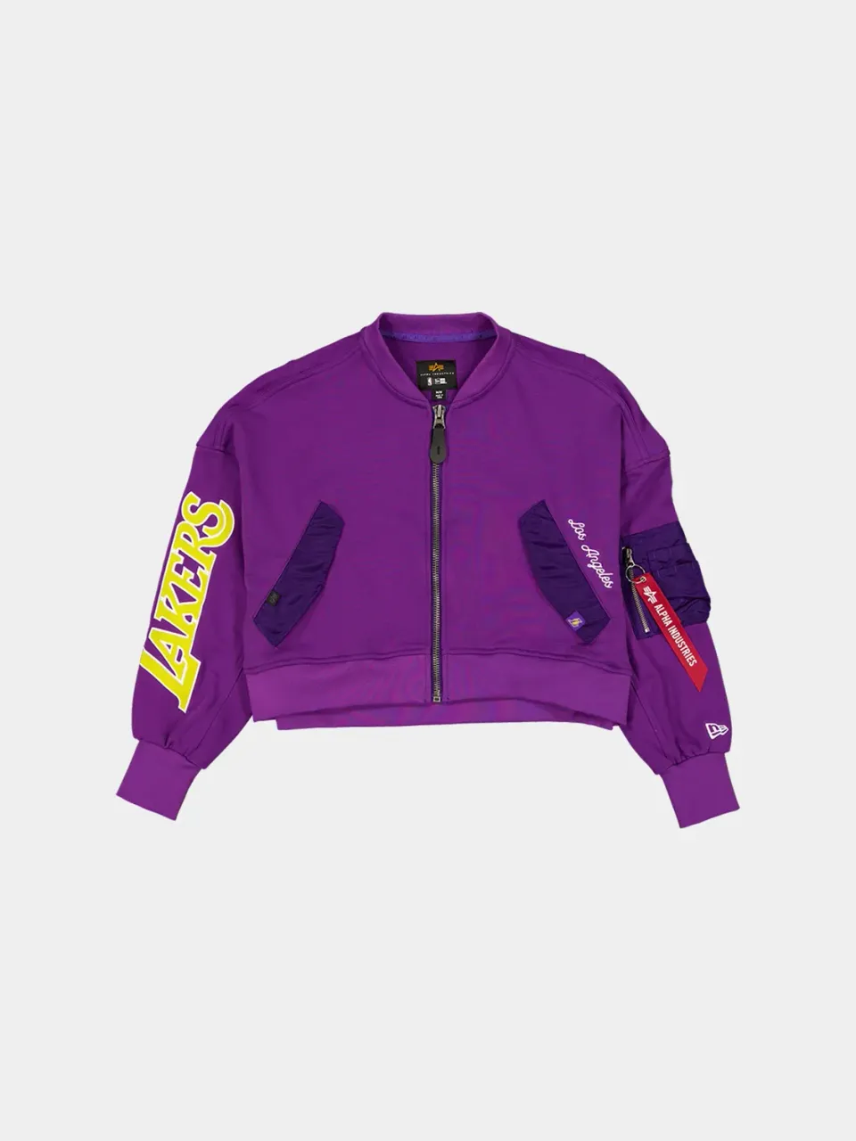 Alpha Industries Lakers New Era L-2B veste violet court