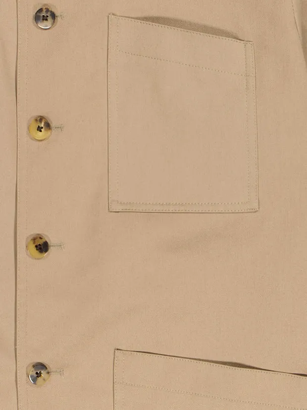 Hollington Lyon Carpenter veste coton sable stretch