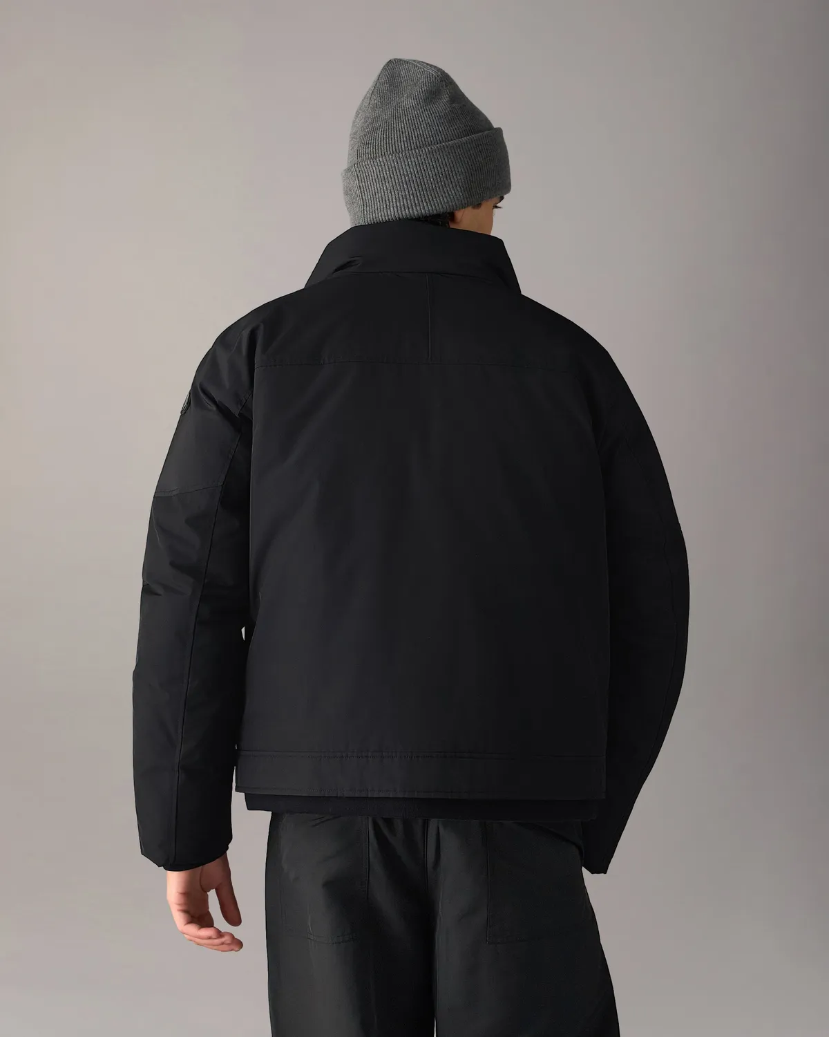 Moose Knuckles West-Ed veste trucker noire duvet