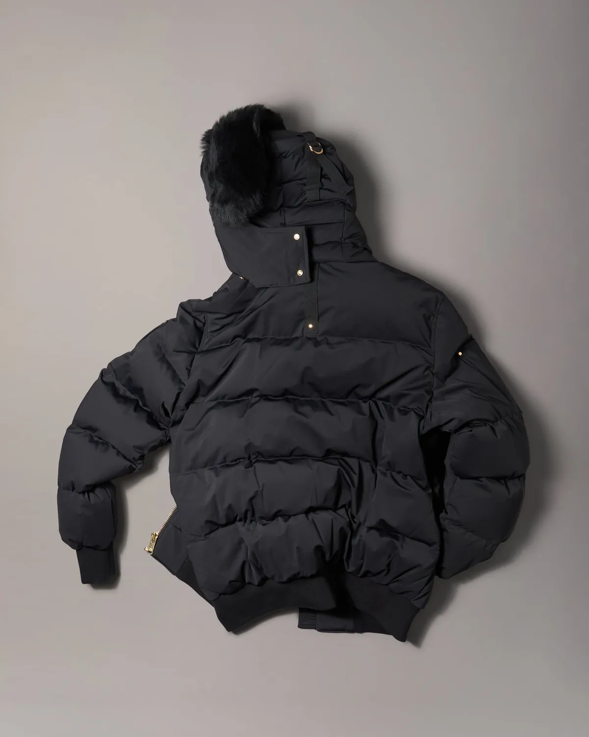 Moose Knuckles Stagg bomber duvet noir Gold Series