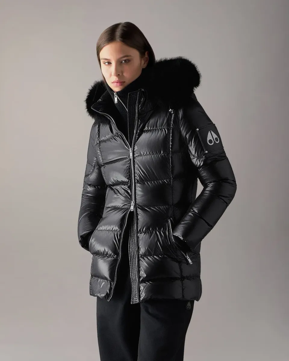 Moose Knuckles Celestia 3Q doudoune Black brillante