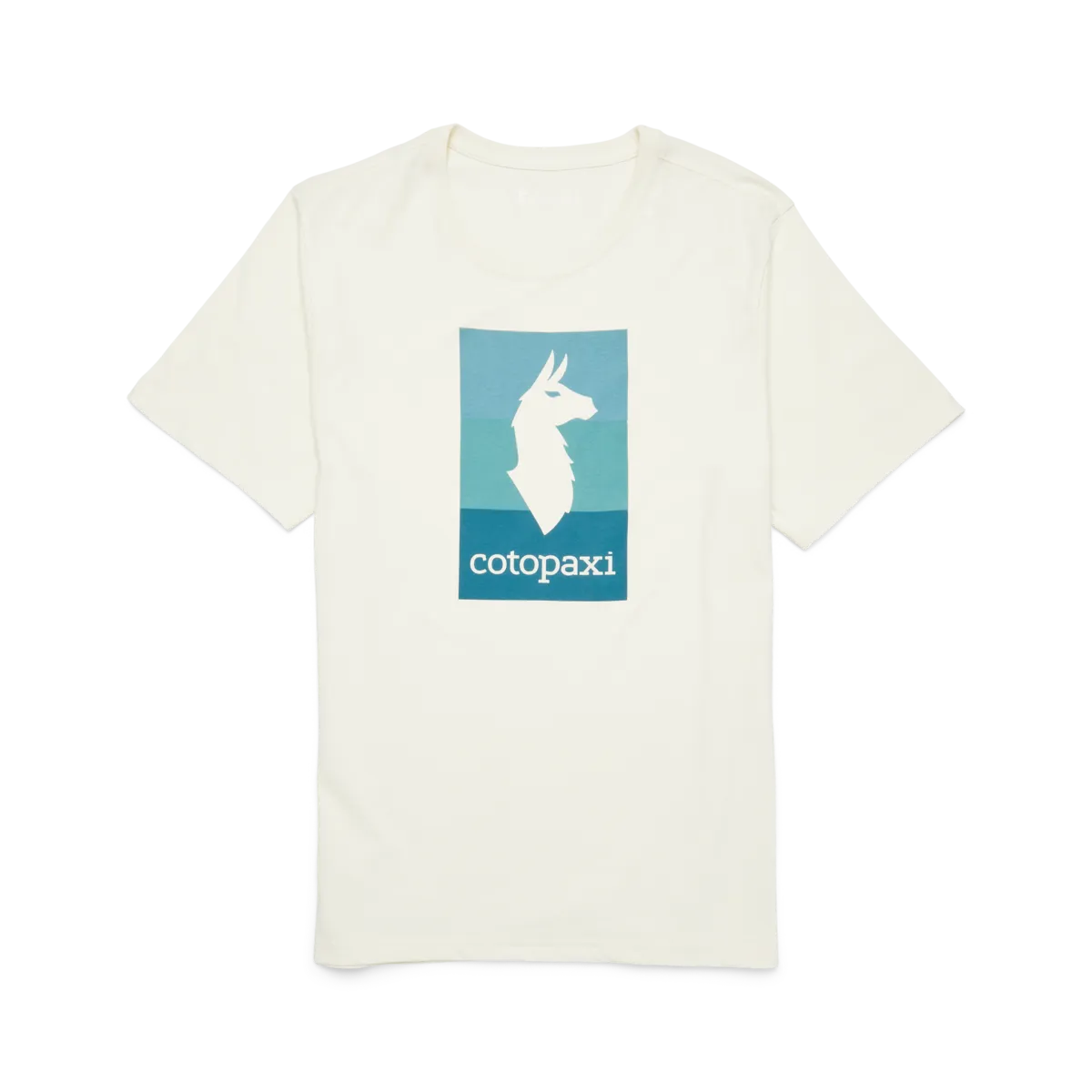 Cotopaxi Llama Block T-shirt homme Sea Spray coton bio