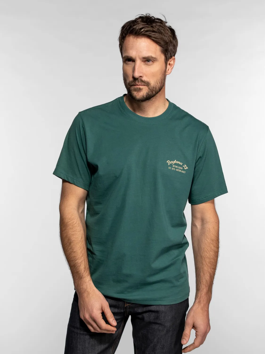 Daytona Vernon t-shirt worker beige coton peigné