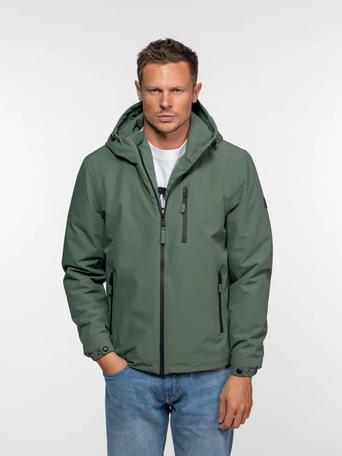 Daytona Regson parka courte sherpa Navy nylon