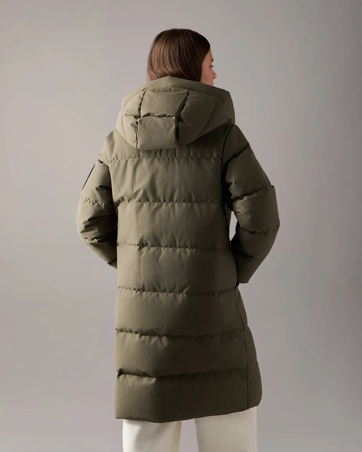 Moose Knuckles Banff Down Parka Combat Mi-longue