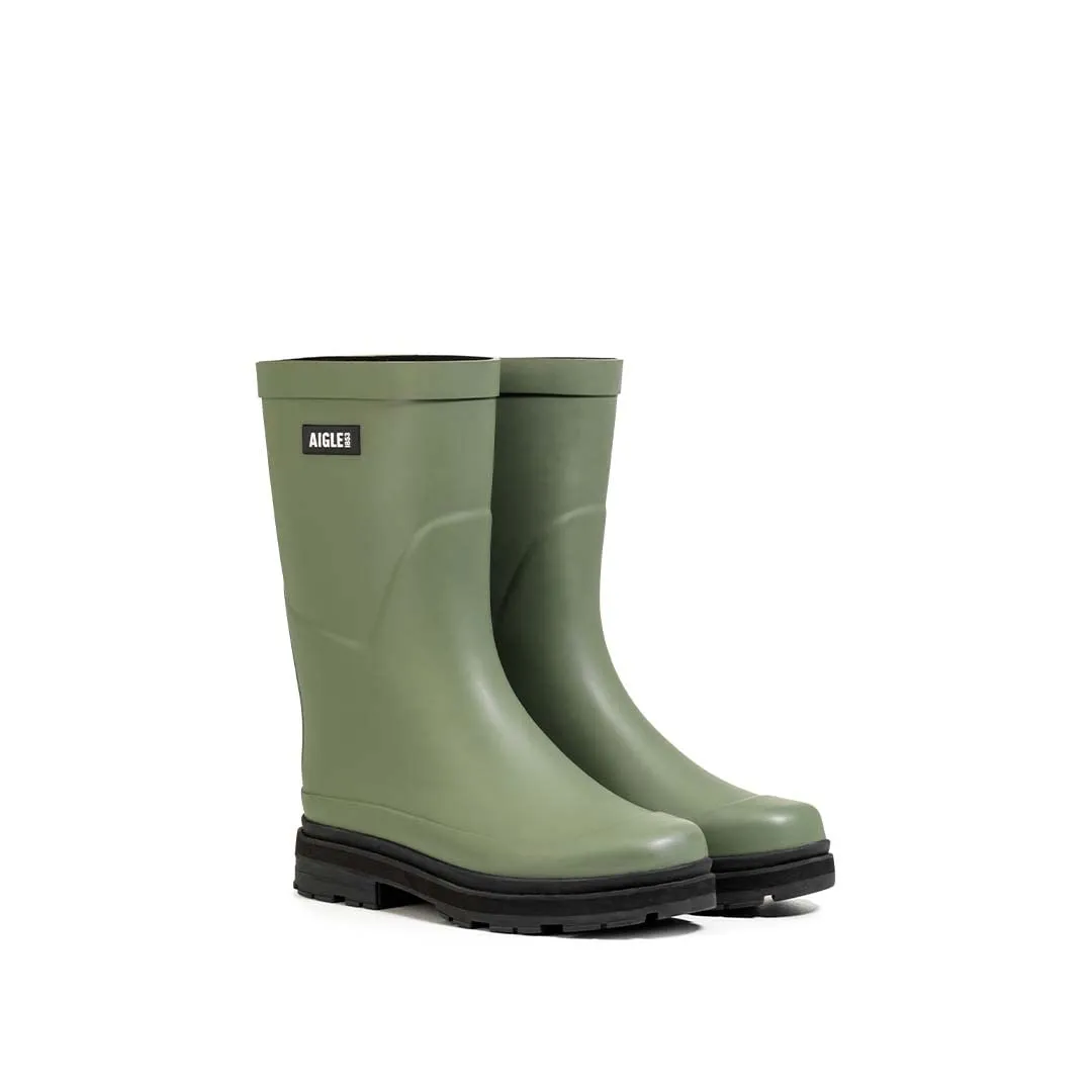 Aigle Mid Rain M botte pluie homme vert olive mi-haute