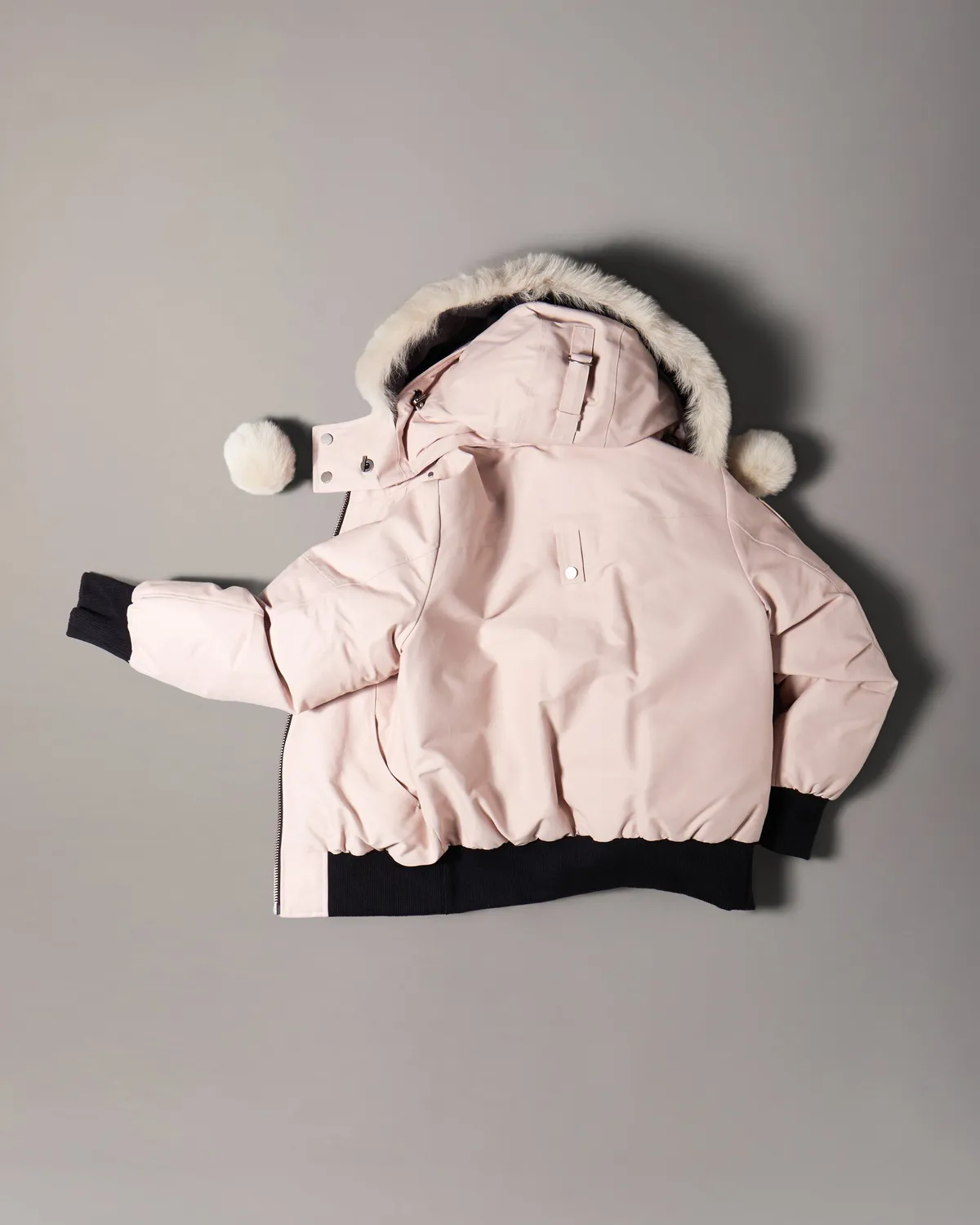 Moose Knuckles Debbie bomber rosewood duvet court